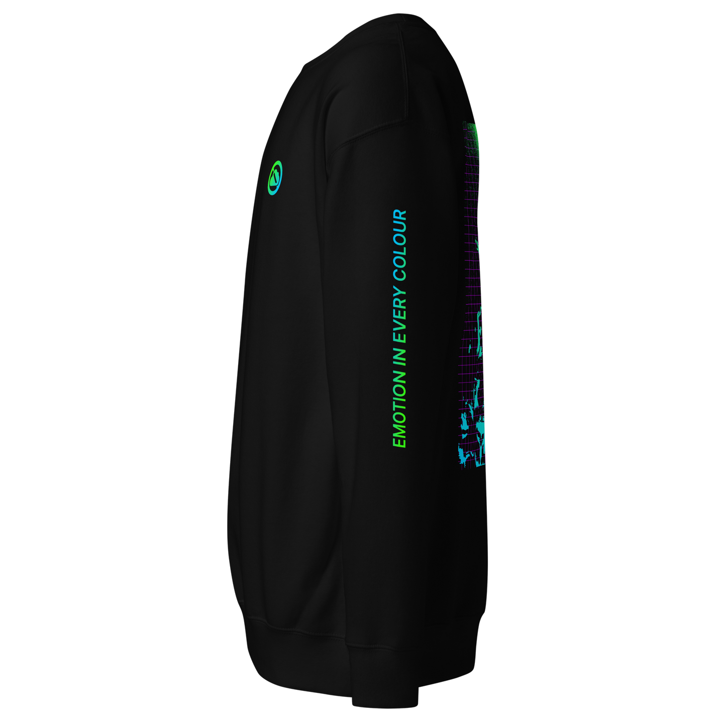 Wireframe Sweatshirt: Emotional Sleeve (Left)