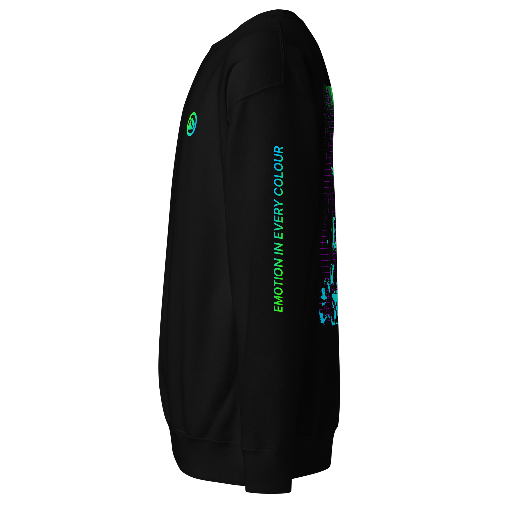 Wireframe Sweatshirt: Emotional Sleeve (Left)