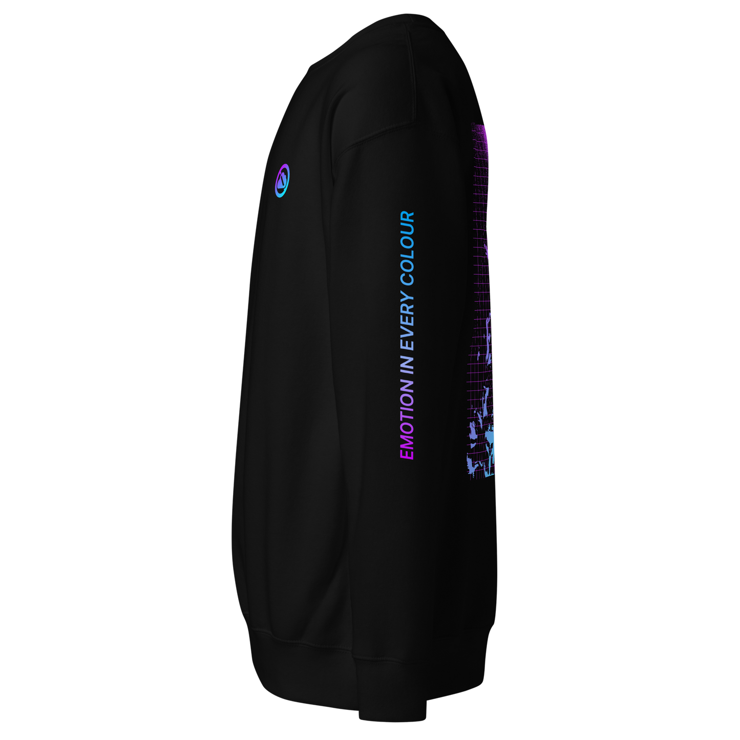 Wireframe Sweatshirt: Twilight Phase - Emotional Sleeve (Left)