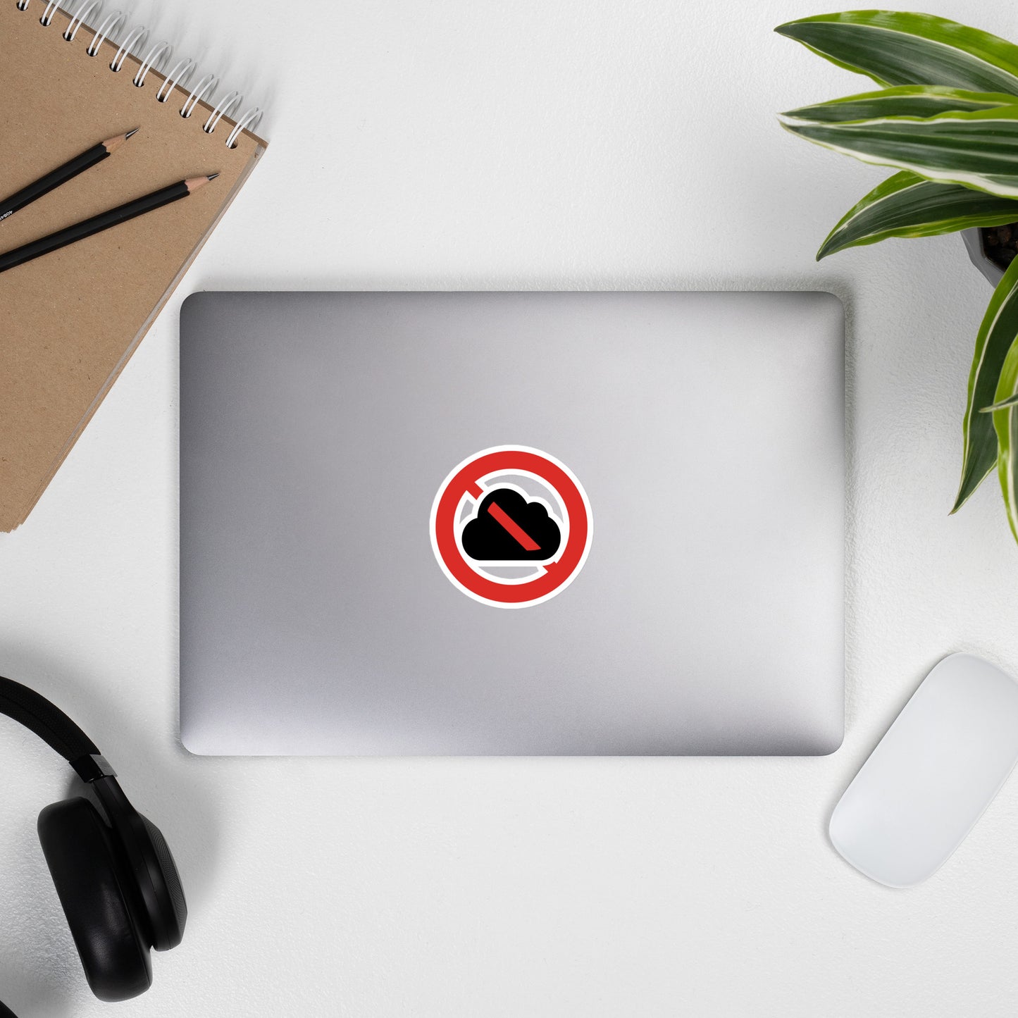 Clouds Prohibited Bubble-free stickers