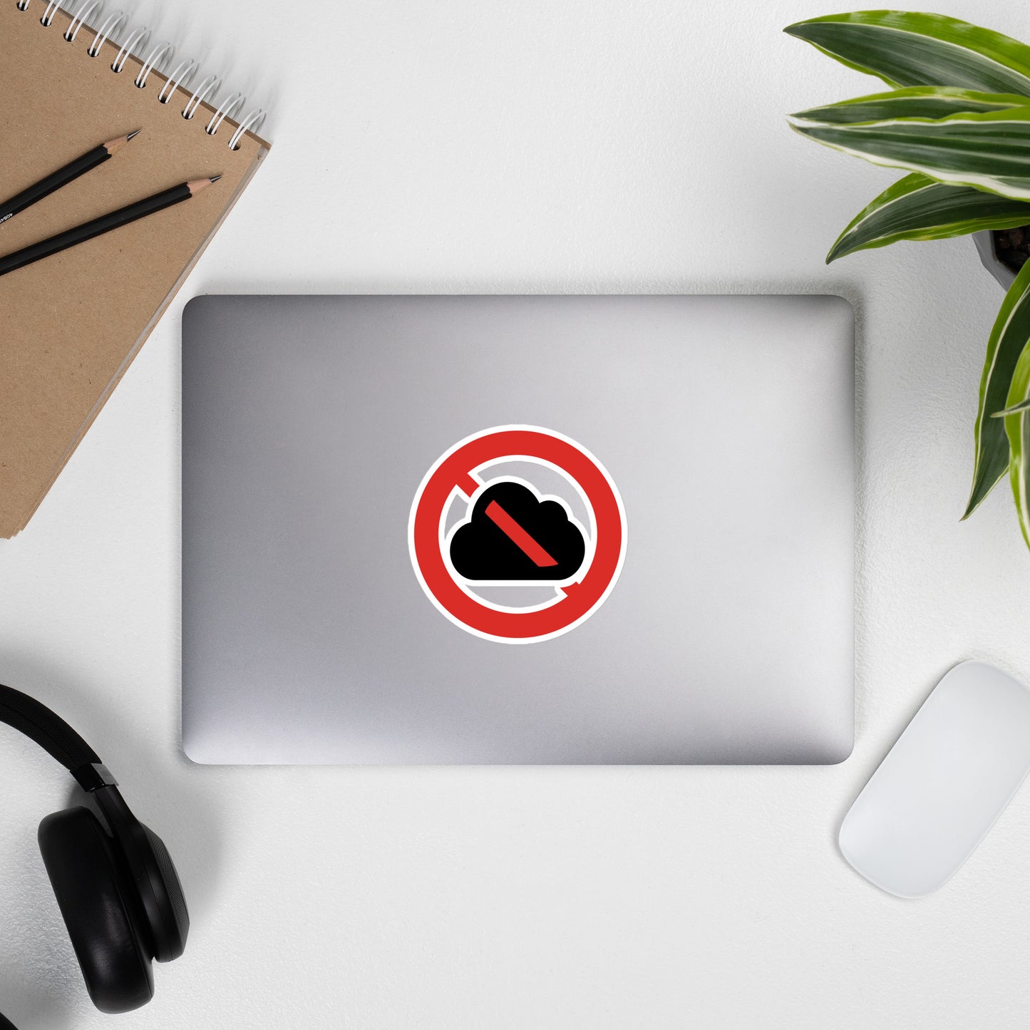 Clouds Prohibited Bubble-free stickers