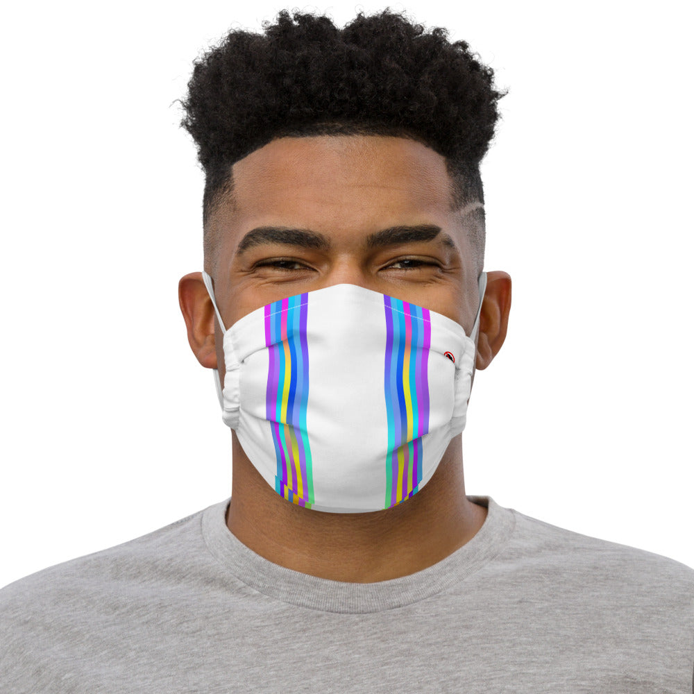Clapham Rain Premium Face Mask - White