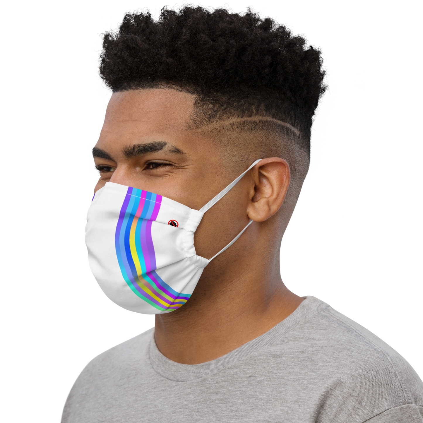 Clapham Rain Premium Face Mask - White