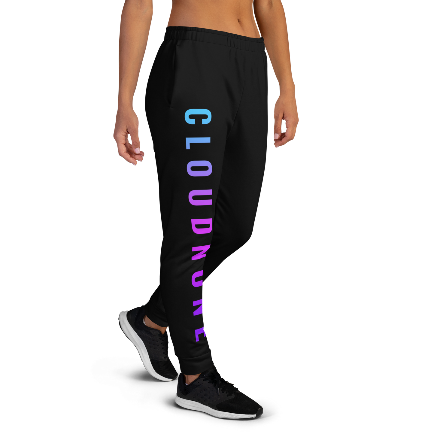 On Holiday Women's Gradient Joggers - Black
