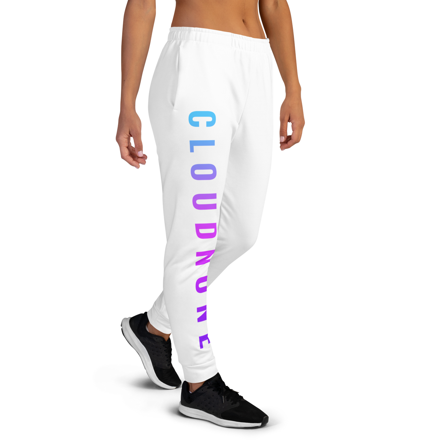 On Holiday Women's Gradient Joggers - White
