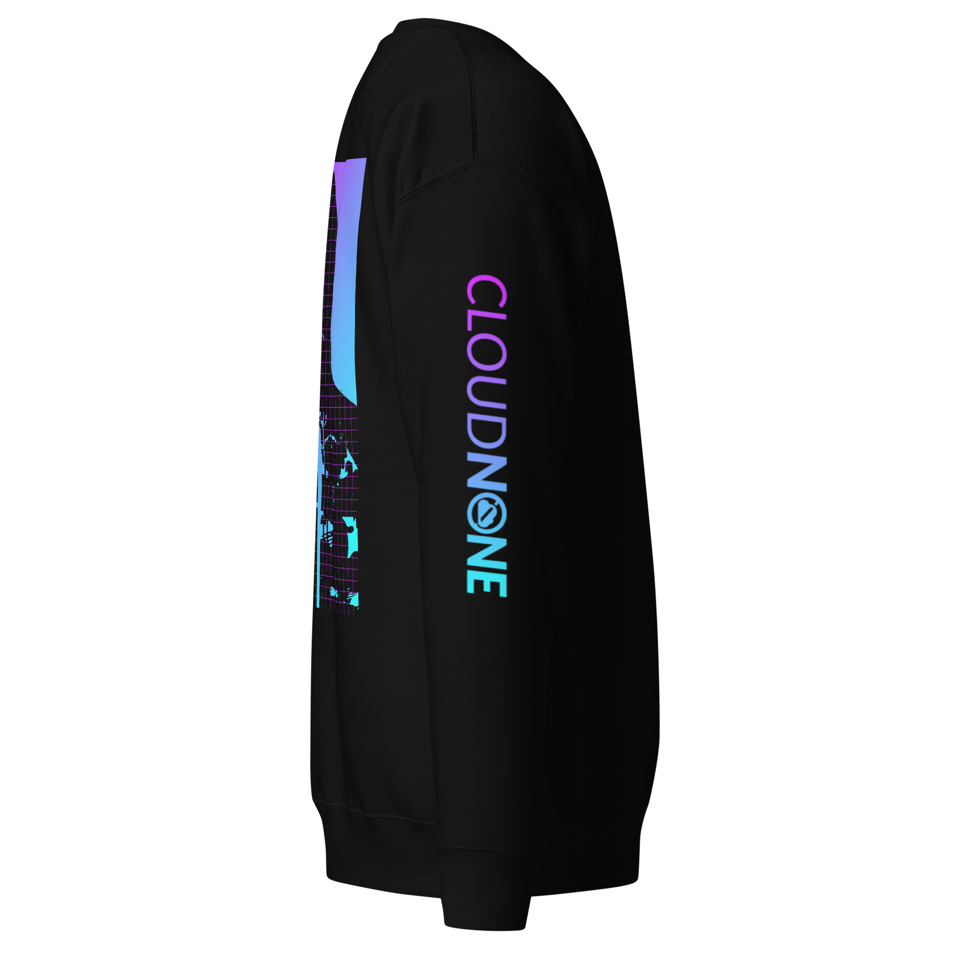 Wireframe Sweatshirt: Twilight Phase - CloudNone (Right)