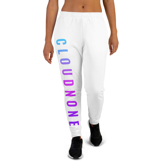On Holiday Women's Gradient Joggers - White